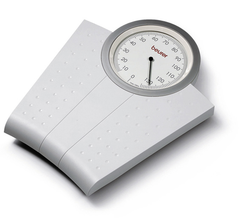 Mechanical personal bathroom scale